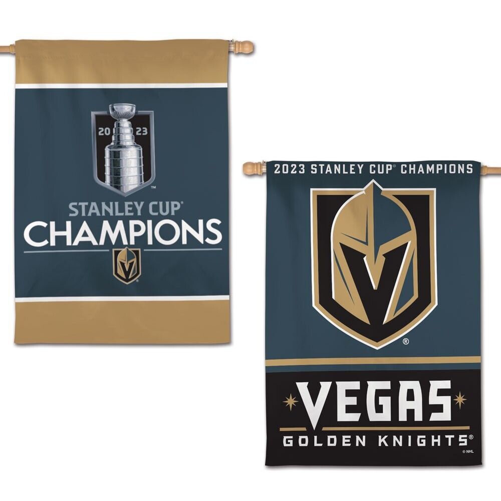 Vegas Golden Knights Wincraft NHL 2023 Stanley Cup Champions 28x40 Vertical Flag