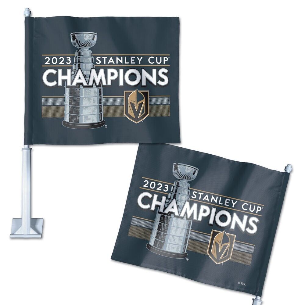 Vegas Golden Knights NHL Stanley Cup Champions 11x15 Car Window Flag