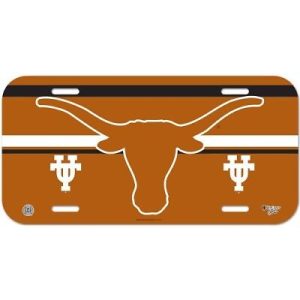Texas Longhorns Wincraft NCAA Plastic License Plate