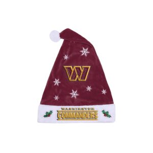 Washington Commanders Santa Hat