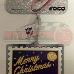 Minnesota Vikings Metal Stamp Holiday Tree Ornament