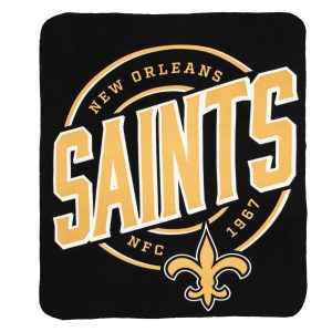 New Orleans Saints NFL Northwest 50"x60" Campaign Soft Fleece Throw Blanket