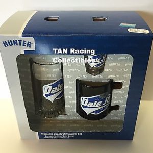 Dale Earnhardt Jr Hunter Mfg 2015 #88 Fan Glassware 3pc Set