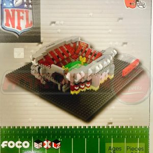Cleveland Browns NFL BRXLZ First Energy Stadium 3-D Construction Block Set
