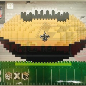 New Orleans Saints NFL BRXLZ Football 3-D Construction Block Set