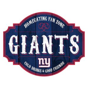 New York Giants Fan Creations NFL 12" Homegating Tavern Fan Zone Wood Sign