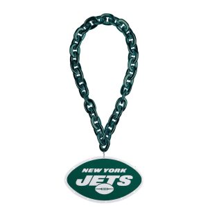 New York Jets NFL FOCO Big Logo Light Up Green Chain