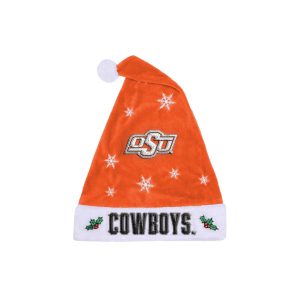 Oklahoma State Cowboys NCAA Holiday Santa Hat