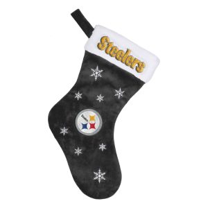 Pittsburgh Steelers NFL Snowflake Christmas Stocking