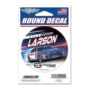 Kyle Larson 2024 Wincraft #5 Hendrickcars.com Round Decal 3"