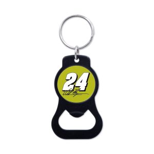 William Byron 2024 #24 Bottle Opener Metal Key Ring.