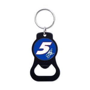Kyle Larson #5 Metal Bottle Opener Key Ring