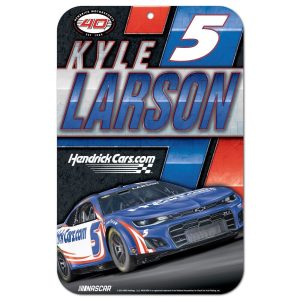 Kyle Larson #5 Hendrickcars.com 11x17 Plastic Sign