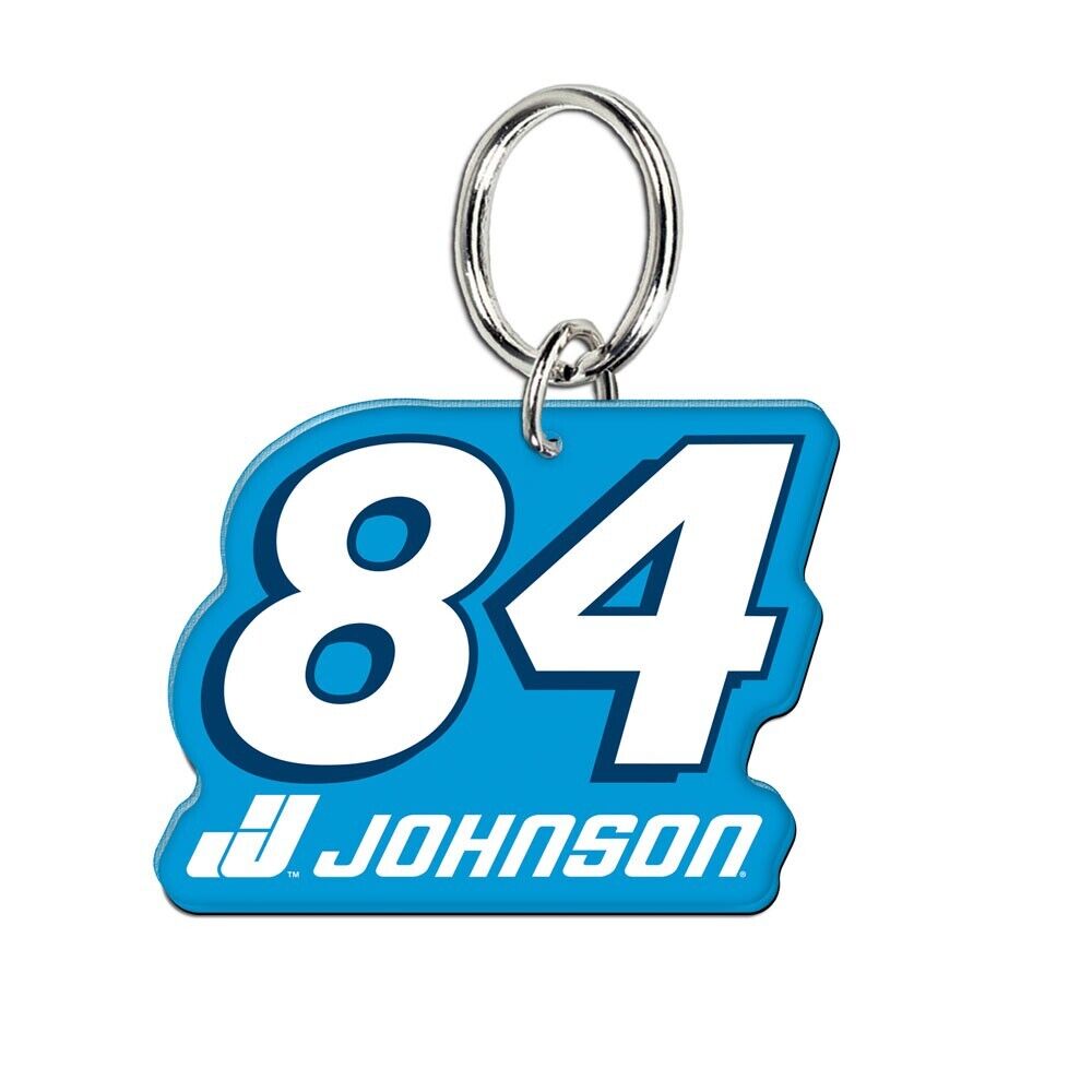 Jimmie Johnson #84 official acrylic key ring