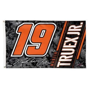 Martin Truex Jr 2024 Wincraft #19 Camouflage 3x5 Deluxe Flag