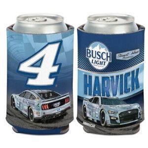 Kevin Harvick 2022 Wincraft #4 Busch Light 12oz Officially licensed Neoprene Can Coolie. Made in USA. 