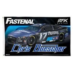 Chris Buescher 2022 Wincraft #17 Fastenal/RFK 3x5 Deluxe Flag