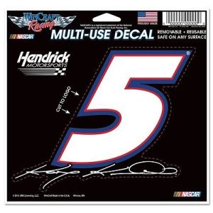 Kasey Kahne 2015 Wincraft #5 Hendrick Motorsports 4.5x5.75 Multi Use Decal