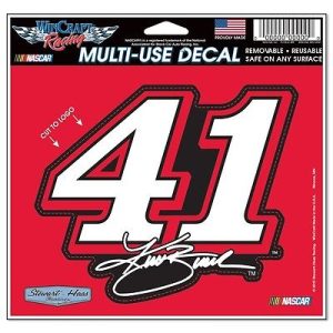 Kurt Busch 2015 Wincraft #41 Stewart Haas Racing 4.5x5.75 Multi Use Decal
