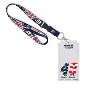 Jimmie Johnson 2017 Wincraft #48 Patriotic Lanyard W/Credential Holder