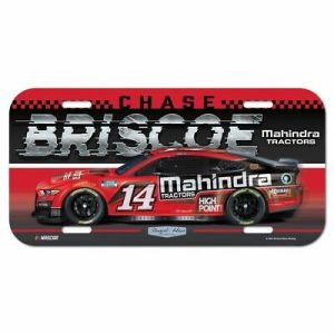 Chase Briscoe 2022 Wincraft #14 Mahindra Tractors Poly License Plate!