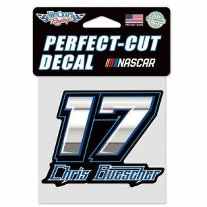 Chris Buescher 2022 Wincraft #17 Perfect Cut Decal 4x4