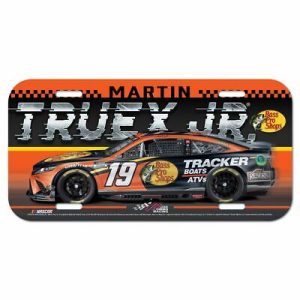 Martin Truex Jr #19 Bass Pro Shops Wincraft License Plate