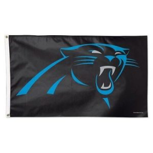 Carolina Panthers Wincraft NFL Logo 3x5 Deluxe Flag