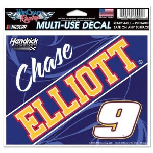 Chase Elliott 2018 Wincraft #9 Hendrick Motorsports Women's 4.5x5.5 Decal