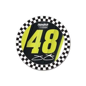 Jimmie Johnson 2019 Wincraft #48 Round Checkered Collector Pin