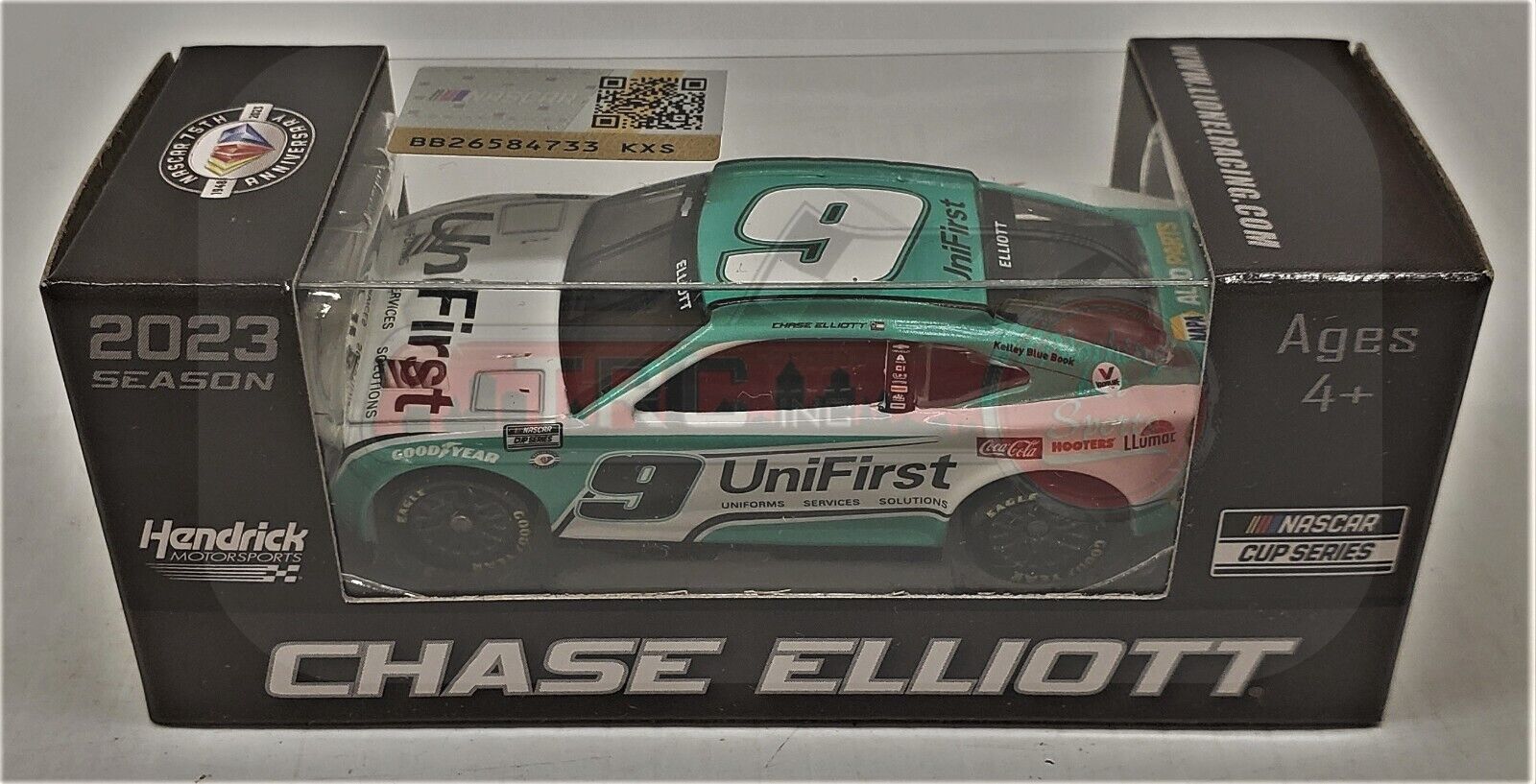 Chase Elliott 2023 Lionel/Action 1/64 #9 UniFirst NEXT GEN Chevy Camaro ZL1 Diecast Car.