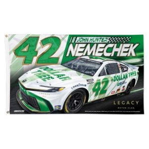 John Hunter Nemechek 2024 Wincraft #42 Dollar Tree 3x5 Deluxe Flag