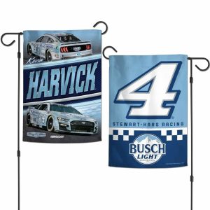 Kevin Harvick Wincraft 2022 #4 Busch Light Double Sided 12x18 Garden Flag