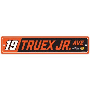 Martin Truex Jr 2023 NASCAR #19 Truex Jr Ave Street Sign 3.75x19