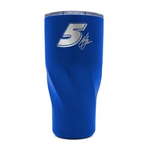 Kyle Larson 2023 Morgan #5 Signature 30 oz Stainless Steel Tumbler.