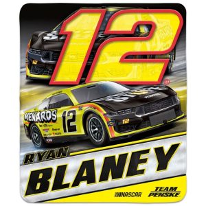Ryan Blaney 2024 Winning Image #12 Menard's 50x60 Throw Blanket