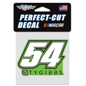 Ty Gibbs 2024 Wincraft #54 Perfect Cut Decal 4x4