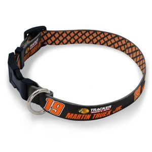Martin Truex Jr 2024 Wincraft #19 Bass Pro Shops Officially Licensed Dog Collar. 1" Wide, adjustable from 14" Minimum and maximum of 20".