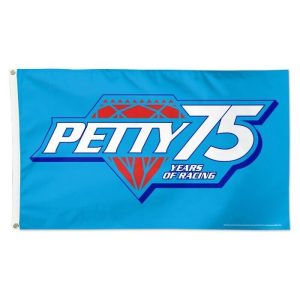 2024 Wincraft Petty 75 Years of Racing 3x5 Deluxe Flag