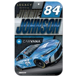 Jimmie Johnson #84 Carvana Sign – 11x17 NASCAR Wall Decor