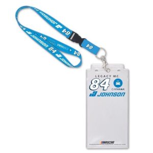 Jimmie Johnson 2024 Wincraft #84 Carvana Lanyard W/Credential Holder