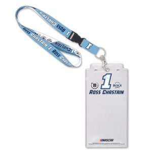 Ross Chastain 2024 Wincraft #1 Busch Light Lanyard W/Credential Holder