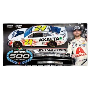 William Byron 2024 Spectra #24 Axalta Daytona 500 Winner 30" x 60" Beach Towel