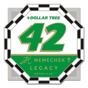 John Hunter Nemechek 2024 Wincraft #42 Dollar Tree Octagon Pin