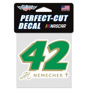 John Hunter Nemechek 2024 Wincraft #42 Perfect Cut Decal 4x4