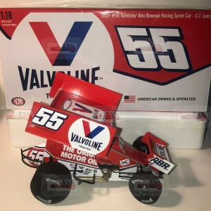 CJ Leary 2021 Acme #55 Valvoline/Alex Bowman Racing 1/18 Sprint Car