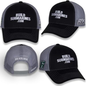 Brad Keselowski Build Submarines Hat - Sponsor #6 Cap
