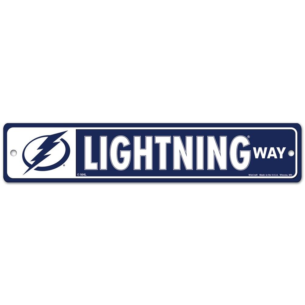 Tampa Bay Lightning Way Street Sign 3.75x19