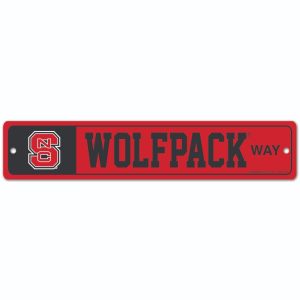 NC State Wolfpack Way Street Sign – Official NCAA Decor