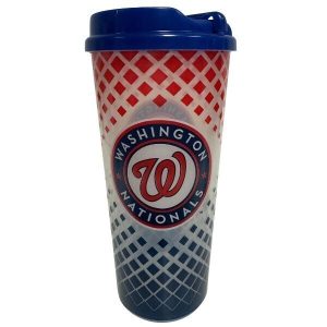 Washington Nationals 24oz Double Wall Travel Mug with Lid